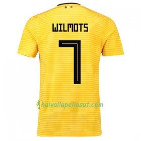 Jalkapallo Pelipaidat Belgia Wilmots 7 World Cup 2018 Vieraspaita